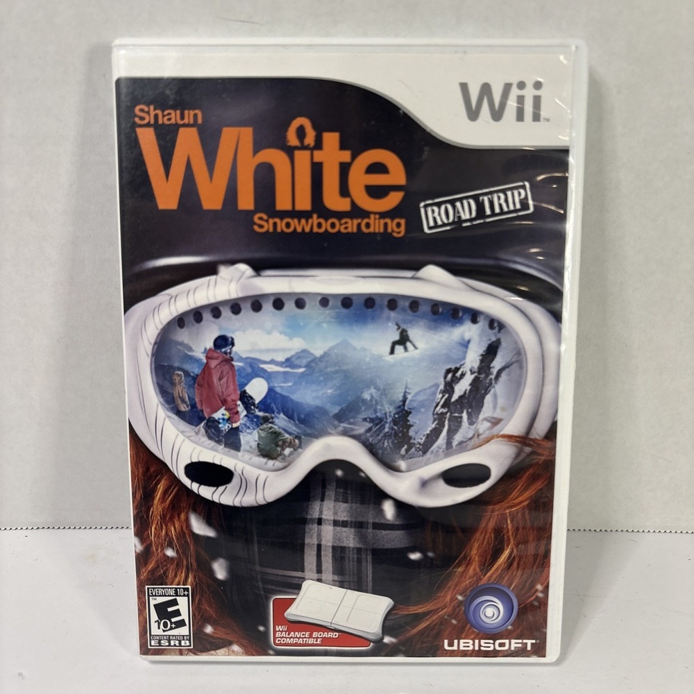 Shaun White Snowboarding Road Trip Nintendo Wii CIB Balance Board Compatible